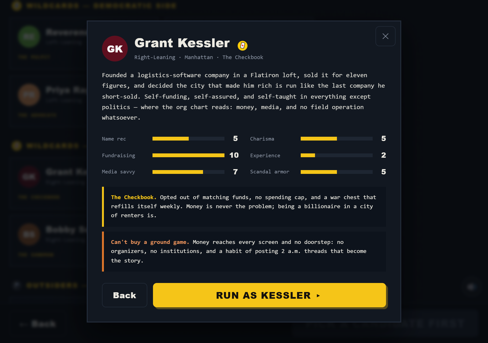 Candidate Dossier