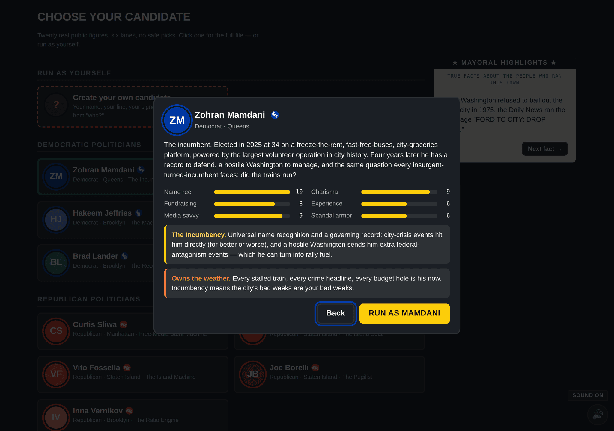 Candidate Dossier