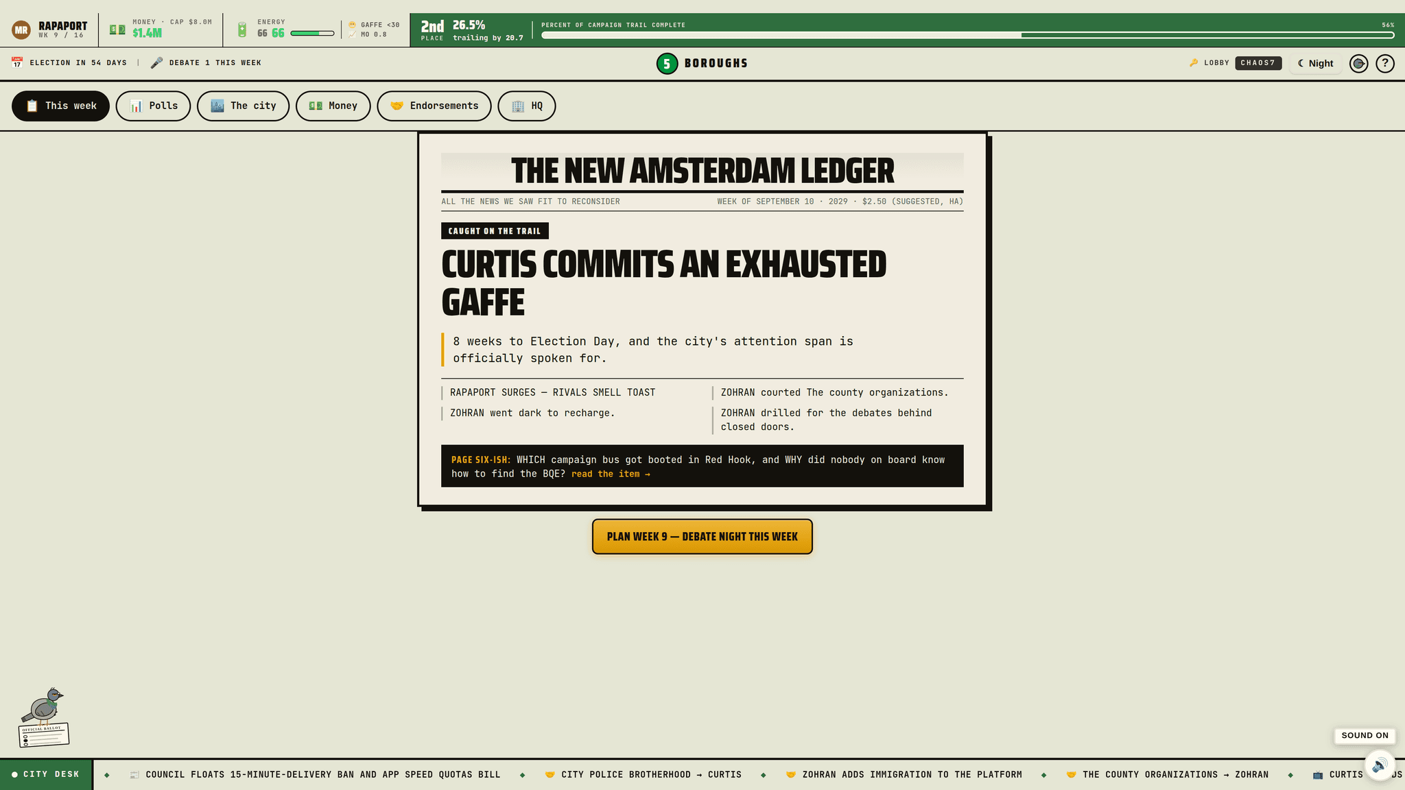 The New Amsterdam Ledger